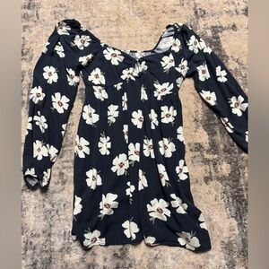 American Eagle Outfitters Floral Dress - Black and White